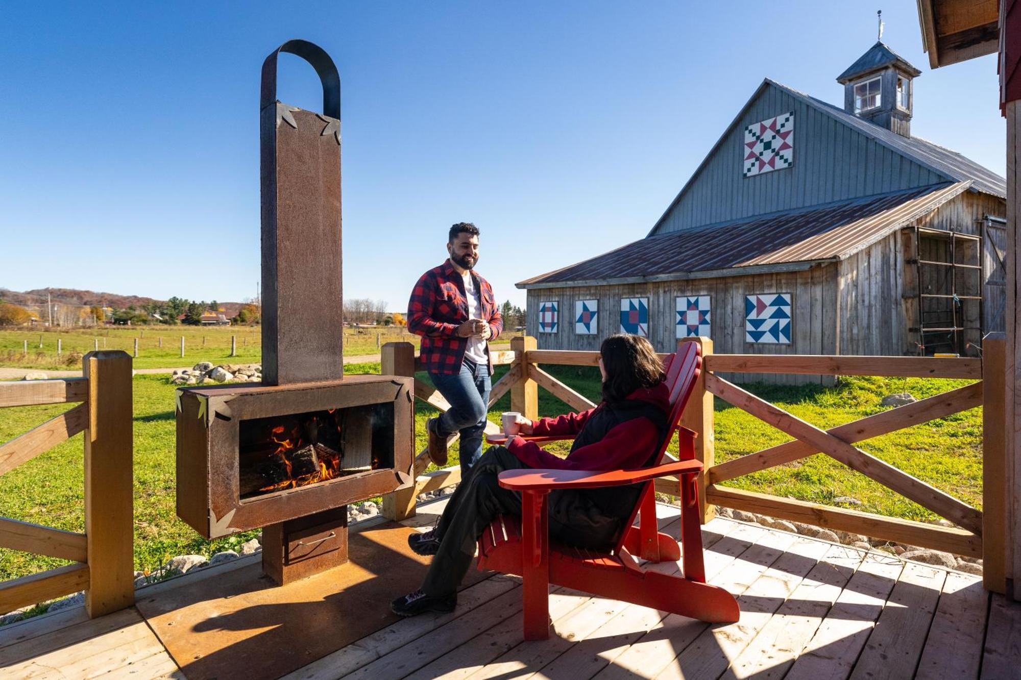 Le Baluchon Eco-Villegiature Saint-Paulin Exterior photo