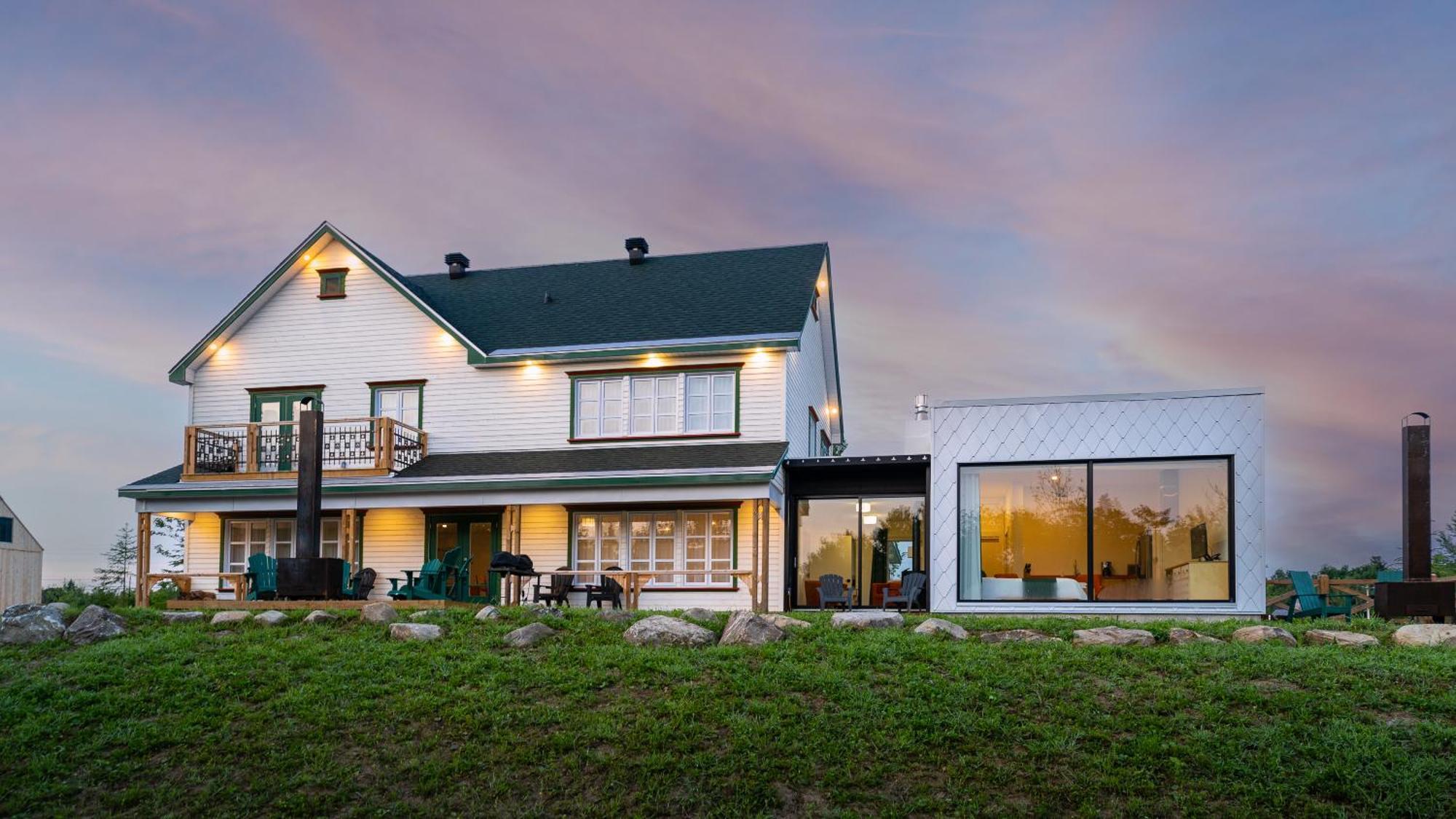 Le Baluchon Eco-Villegiature Saint-Paulin Exterior photo